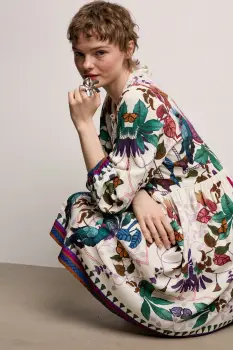 Medicine rochie oversized cu vascoza imagine