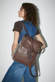 Medicine rucsac culoarea maro, mare imagine