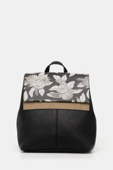 Medicine rucsac culoarea negru, mare, cu imprimeu imagine