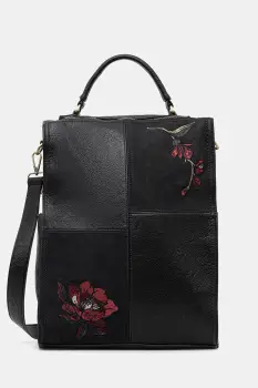 Medicine rucsac culoarea negru, mare, cu imprimeu imagine