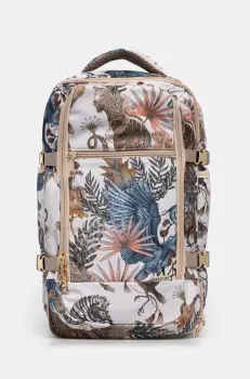 Medicine rucsac de calatorie femei, culoarea bej, mare, modelator imagine