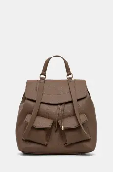 Medicine rucsac femei, culoarea maro, mare, neted imagine