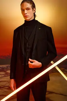 Medicine sacou barbati, culoarea negru imagine