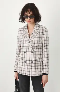 Medicine sacou femei, cu doua randuri de nasturi, modelator imagine