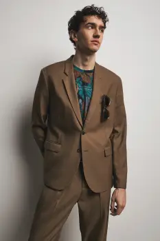 Medicine sacou pentru barbati, din lana imagine