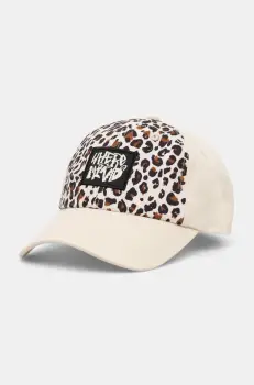 Medicine sapca de baseball din bumbac femei, culoarea bej, cu imprimeu imagine