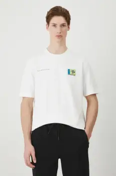 Medicine tricou barbati, culoarea alb, cu imprimeu imagine