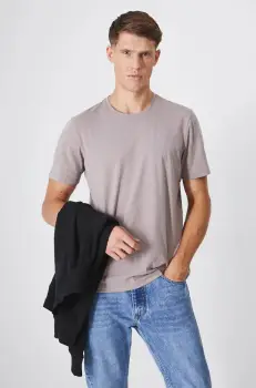 Medicine tricou barbati, culoarea bej, melanj imagine