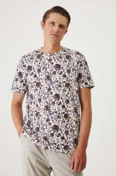 Medicine tricou barbati, culoarea bej, modelator imagine