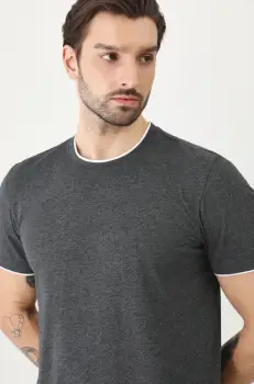 Medicine tricou barbati, culoarea gri, melanj imagine