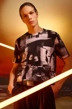 Medicine tricou barbati, culoarea negru,cu imprimeu imagine