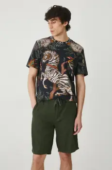 Medicine tricou barbati, culoarea negru, modelator imagine