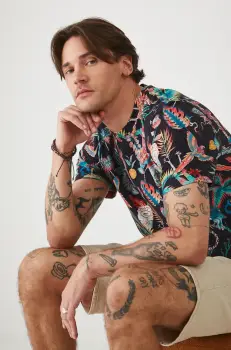 Medicine tricou barbati, culoarea negru, modelator imagine