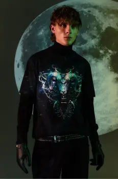 Medicine tricou barbati, culoarea negru, modelator imagine