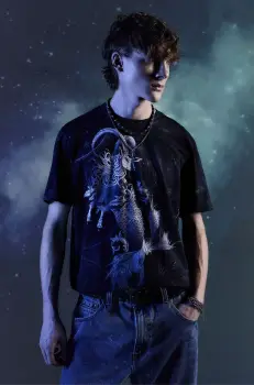 Medicine tricou barbati, culoarea negru, modelator imagine