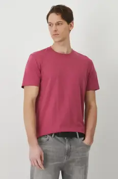 Medicine tricou barbati, culoarea roz, neted imagine