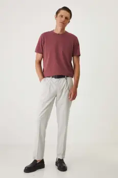 Medicine tricou barbati, culoarea roz, neted imagine