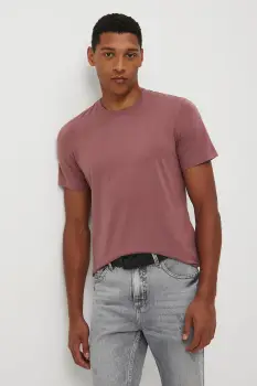 Medicine tricou barbati, culoarea roz, neted imagine