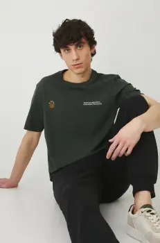 Medicine tricou barbati, culoarea verde, cu imprimeu imagine