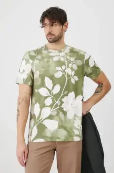Medicine tricou barbati, culoarea verde, modelator imagine