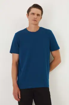 Medicine tricou barbati, culoarea verde, neted imagine