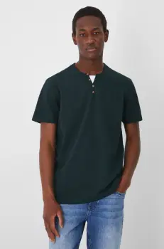 Medicine tricou barbati, culoarea verde, neted imagine