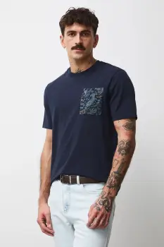 Medicine tricou culoarea albastru marin, cu imprimeu imagine