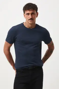 Medicine tricou culoarea albastru marin, melanj imagine