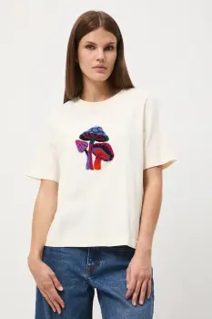 Medicine tricou culoarea bej imagine