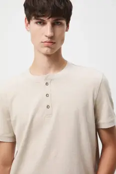 Medicine tricou culoarea bej, melanj imagine