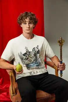 Medicine tricou culoarea bej, modelator imagine