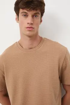 Medicine tricou culoarea bej, neted imagine