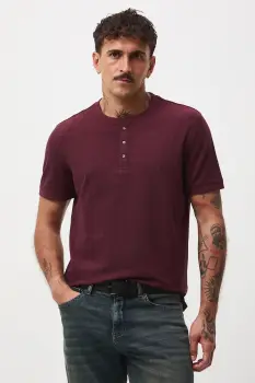 Medicine tricou culoarea bordo, melanj imagine