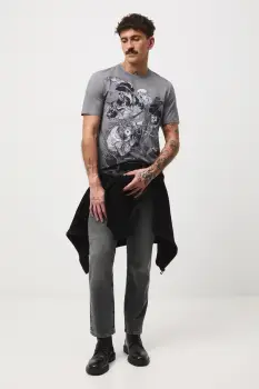 Medicine tricou culoarea gri, modelator imagine