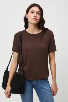 Medicine tricou culoarea maro imagine