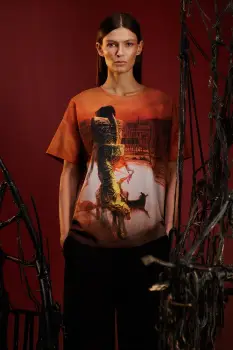 Medicine tricou culoarea maro imagine