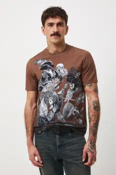 Medicine tricou culoarea maro, modelator imagine