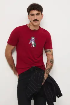 Medicine tricou culoarea rosu, cu imprimeu imagine