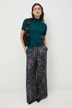 Medicine tricou culoarea verde, cu turtleneck imagine