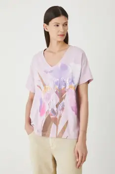 Medicine tricou culoarea violet imagine