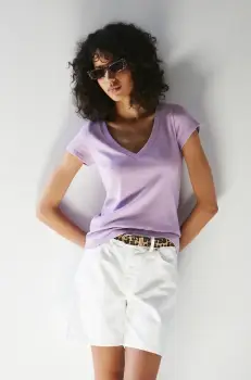 Medicine tricou culoarea violet imagine