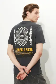 Medicine tricou de bumbac gri barbatesc cu imprimeu imagine