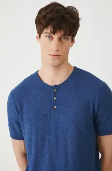 Medicine tricou din amestec de in barbati, melanj imagine