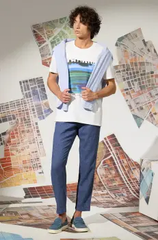 Medicine tricou din bumbac barbati, culoarea alb, cu imprimeu imagine