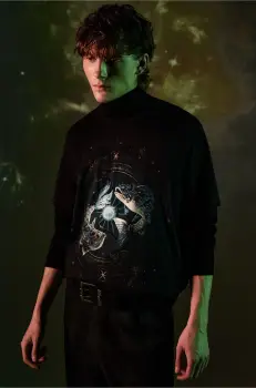 Medicine tricou din bumbac barbati, culoarea albastru marin, modelator imagine