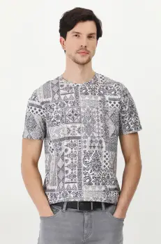 Medicine tricou din bumbac barbati, culoarea bej, modelator imagine