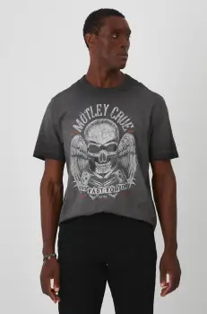 Medicine tricou din bumbac barbati, culoarea gri, cu imprimeu imagine