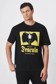 Medicine tricou din bumbac barbati, culoarea negru, cu imprimeu imagine