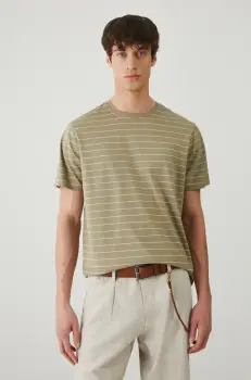 Medicine tricou din bumbac barbati, culoarea verde, modelator imagine