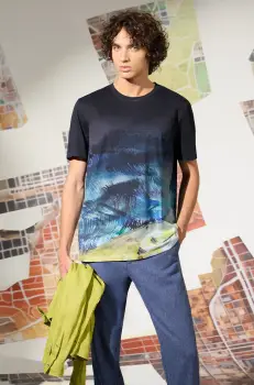 Medicine tricou din bumbac barbati, modelator imagine